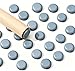 Teflon Furniture Sliders, Chair Leg Floor Protectors, 20pcs 25mm Self-Adhesive Chair Leg Floor Protectors for Easy Moving on Carpet Hardwood Tile (Grayish Blue)