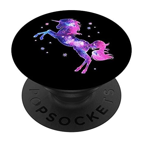 Unicorn, magic, stars, space, pink, starry sky PopSockets Swappable PopGrip Cover