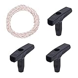 rasenmäher starterseil feder ✿ Startgriff: Der Zugstarter besteht aus hochwertigem Kunststoff, ist leicht, leicht am Seil zu ziehen und der Griff ist robust und langlebig und kann wiederholt verwendet werden.