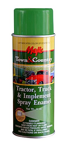 Majic Paints 8-20966-8 Tractor & Implement Spray Enamel Paint, Aerosol, A.G. Safety Green