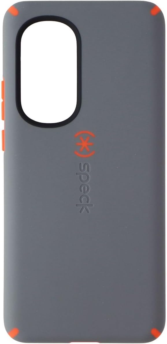 Speck Products IMPACTHERO Case Fits Motorola Edge 2022, Moodey Grey/Turbo Red