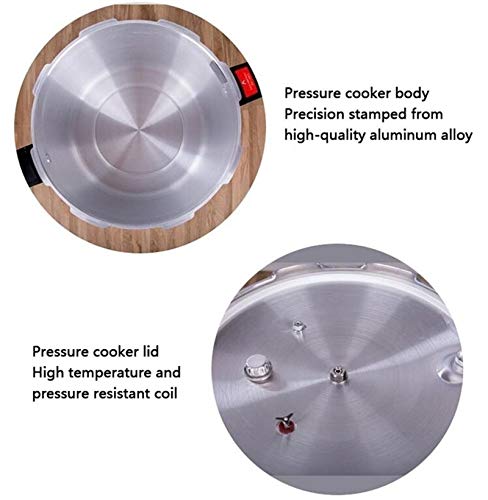 Image of High capacity pressure cookers with cooking rack 22 quart canning pressure cooker with gauge Explosion proof safety valve great for big canning jobs ompatible:induction,natural gas-open flame