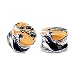 JOYTOYOU Tapones para los oídos, dilatador de oído, dilatador de oído, dilatador de oído, dilatador de oídos, dilatador de oídos, dilatador de oídos, piercing corporal, joyería para hombres y mujeres,