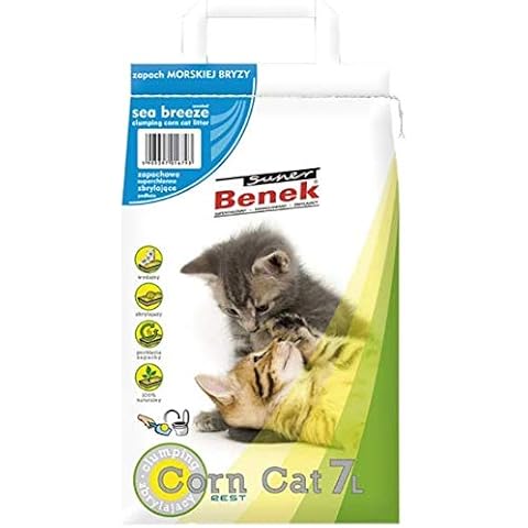 Super Benek Corn Cat Litter Sea Breeze Cover