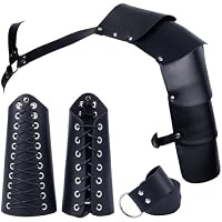 GORGECRAFT 4pz Accesorios de Disfraz Medieval para Hombre Correa