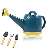 CREAMOON Watering Can 1 Gallon Plant Watering Can Large Plastic Garden Watering Can with Sprinkler H