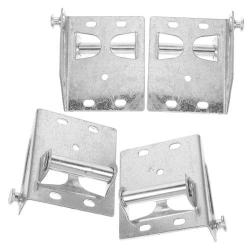 HOMSFOU 2pares Soporte De Puerta De Garaje Metálico Pesado Para Puertas Residenciales Fácil Instalación y Reemplazo De Soportes Dañados Compatible Diversos Modelos Duradero y