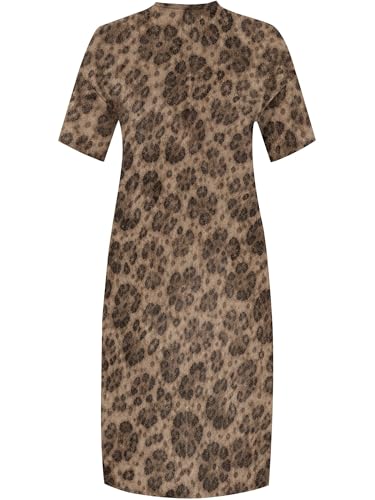 Image of SUZONANA Plus Size Denim Print Maxi Dresses for Women Casual V Neck Short Sleeve with Pockets Soft Jean Look Dress XL-6XL