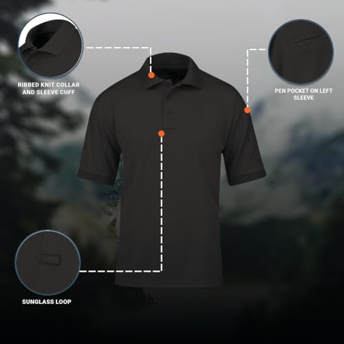 Propper Polo de Algodón para Hombre de Manga Corta miniatura 4
