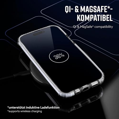 Coque iPhone 16 Pro Max transparente évite les rayures d'écran et protège la caméra