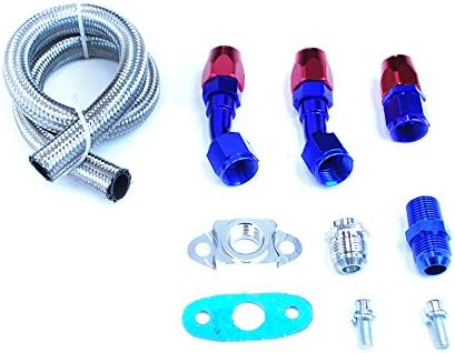 Rev9Power Rev9_AC-068; Turbo Oil Drain Line(-10AN)