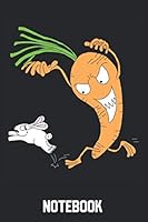 Notebook : Carrot Chasing Rabbit 120 Pages Dot Graph Notebook 1677663537 Book Cover