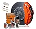 Produktbild Foliatec Bremssattel Lack Set, Hitzebeständig, Komplettsatz für 4 Bremssättel, Flame orange, 7-teiliges Set