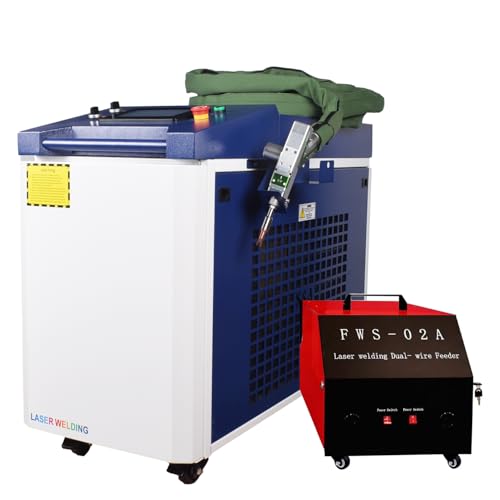 Faserlaserschweißmaschine 1500W/2000W/3000W Raycus Doppel-Wobble-Laserschweißmaschine 4 in 1 Laserreinigung Schweißen Schneiden Löten für Metallhandfaserlaserschweißen (3000W)