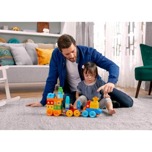 Fisher-Price Jeu de Construction Mega Bloks Le Train des Lettres