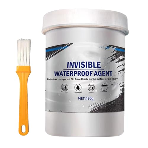 Sellador Impermeable Líquido Transparente | Revestimiento Acrítico Reparafugas Para Hormigón | Protección Invisible Para Tejados Y Paredes | Adhesivo Sellador Interior Exterior Ṕara Baño, Sótano
