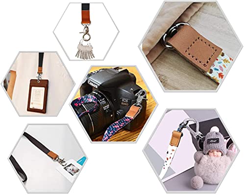 AZEAM Lanyard,Black Lanyard for Keys Keychain Lanyard Holder with Metal Clasp, ID Badges Cool Lanyard for Men Women, Long Neck Teacher Lanyard for Card Holder Car Keys, Wallet, Key chain