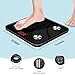 Digital Bathroom Scales for Body Weight: Weighing Scale Electronic Bath Scales with High Precision Sensors and Tempered Glass for People, LED Display, Step-On, 400lb/180kg
