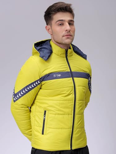 Image of The Indian Garage Co Men Slim Fit Mix & Match Puffer Jackets