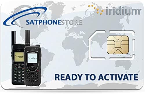 SatPhoneStore Iridium Prepaid Sim Card Ready for Easy Online Activation