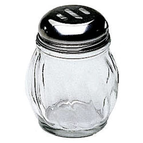 SK-Rot 6 oz. Cheese/Hot Pepper Shaker, Glass Base I Dozen
