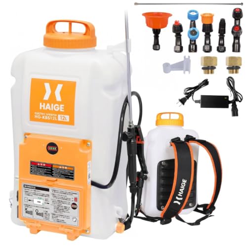 HAIGE(ハイガー) 電動噴霧器 12L HG-KBS12 Amazon.co.jp: HAIGE(ハイガー) 充電式 噴霧器 電動噴霧器 バッテリー