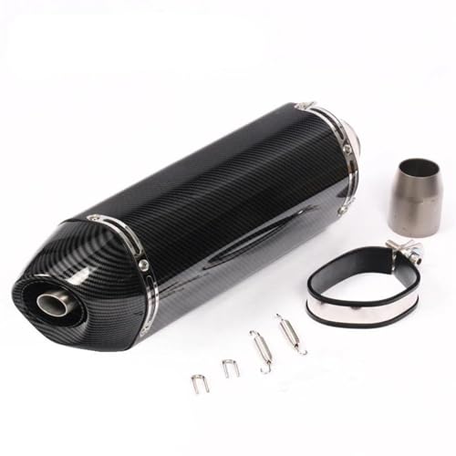 Échappement universel moto 51mm look carbone style CBR1000 pour modification performance