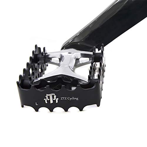 Mtb Pedals Mountain Bike Pedals 9/16 Sealed Bearing,Aluminum Antiskid Durable Bicycle ,Bike Platform Pedals Lightweight For Bmx Mtb (Black) #TOP5