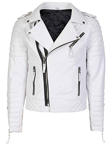 Men's Genuine Lambskin Leather Jacket KP005