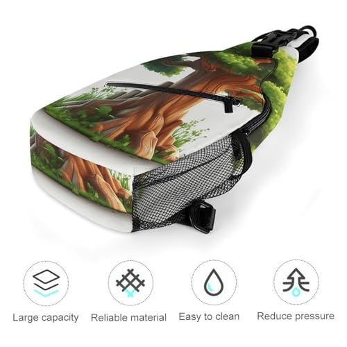 Bolso Sling cruzado casual para deporte y viaje miniatura 5