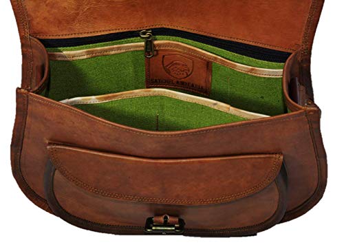 Satchel And Fable Handmade Vintage Crossbody Leather Bags for Women Shoulder Handbag4