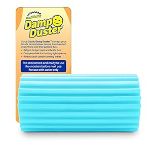 Scrub Daddy Damp Duster, Magical Dust Cleaning Sponge, Duster for Cleaning Venetian & Wooden Blinds, Vents, Radiators…