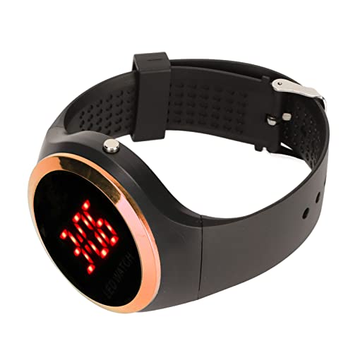 Pilipane Kids Digital Watch,Fashionable Sports Watch, Student Digital Watch with Red LED Displayfor Children, Ideal Birthday Gift(玫瑰金)3