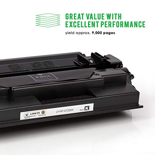 Linkyo Compatible Toner Cartridge Replacement For Hp 26X Cf226X (Black, High Yield) #TOP1