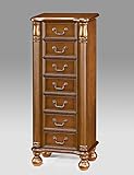 ACME Lopez Jewelry Armoire - 97006 - Oak