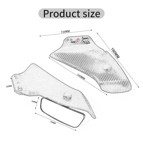 Spoiler de carénage CB1000RR finition Matte Wings base de qualité supérieure - 3