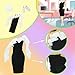 BLIJOLA 4 Sets Doll Clothes for 11.5 inch Girls Dolls, 11Pcs Summer Simple Black Dresses Style Outfits Including Shoes & Bags Clothing Accessories Sets