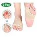 Produktbild 2 Paar Hallux Valgus Bandage, Hallux Valgus Zehenspreizer Silikon Hammer Toe Corrector mit Eingebaut Gel-Pad, 2-in-1 Bunion Corrector Protektoren Nachtschiene Socken für Tag Nacht Schmerzlinderung