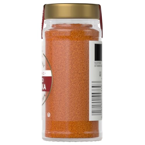 McCormick Gourmet Collection Smoked Paprika, Organic, Non GMO, Our Best Herbs & Spices, Sweet & Smoky Flavor, Vibrant Color, Elevate Chili, Smoked Brisket, Roasts & Chicken, 1.62 oz