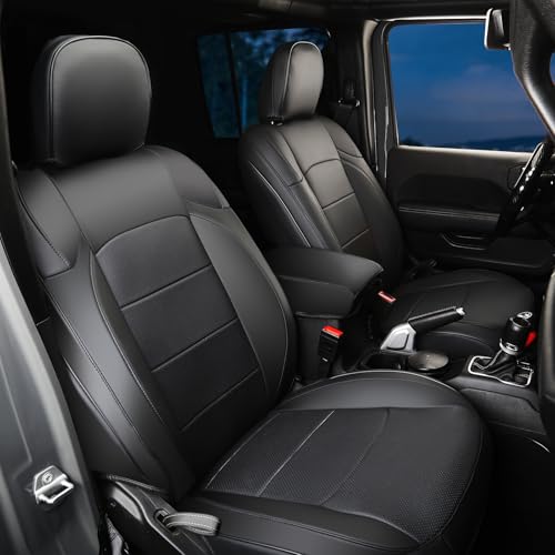 HOUCLEMIC for Jeep Gladiator Seat Covers 2025-2020, Front and Rear