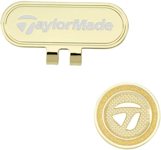 Taylormade TL928 26SS Glitter Cap Ball Marker Gold Unisex Adult Marker