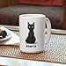 Personalized Funny Bombay Cat Ceramic Cup, Cat Lover Coffee Cup With Custom Name, Customized White Cup 11oz Or 15oz, Bombay Cat Themed Keepsake Mug, Pet Mug, Animal Mug For Mom Dad