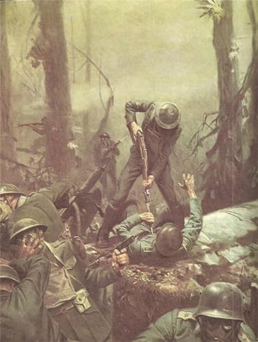 Amazon.com: VducK June 1918 Mural of US Marines at The Battle of ...