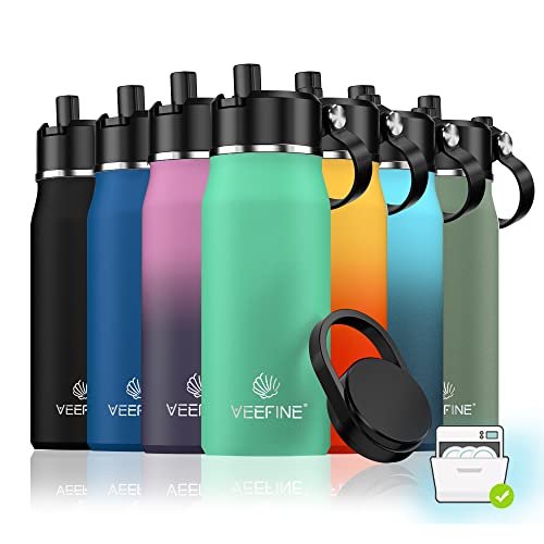 50%off-Insulated Water Bottles with Straw and Wide Mouth