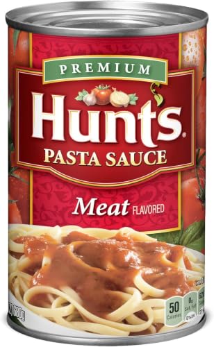 Hunt’s Meat Pasta Sauce, 24 oz. Can (Pack of 6)