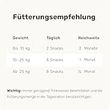 10-in-1 Zahnpflege Leckerli für Hunde - Fresh Smile 120 Snacks (350g) von mammaly - Gegen Mundgeruch, Zahnstein mit Pfefferminz, Seealge, Vitamin C, Petersilie u. v. m. für Maulhygiene, Mundpflege