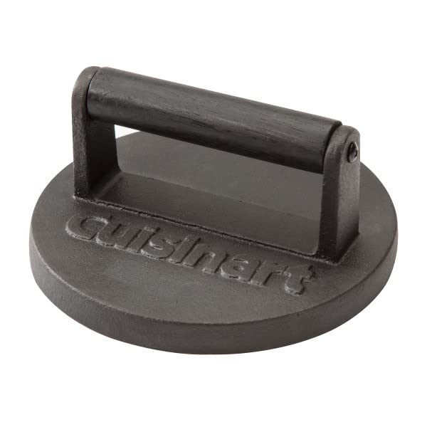 Cuisinart Smash Burger Kit, Cast Iron Press, Spatula, Seasoning Shaker and Patty Papers for Perfect Cookouts, Barbecues and Tailgates by Cuisinart - Image 7