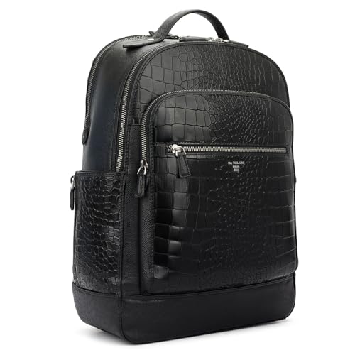 Image of Da Milano Premium Leather Backpack for Men - Fits Upto 14 inch Laptop (RCB-10002C)