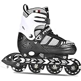 LIRENGUI Réglables Patins à roulettes en Ligne pour garçons et Filles, Patins à roulet...