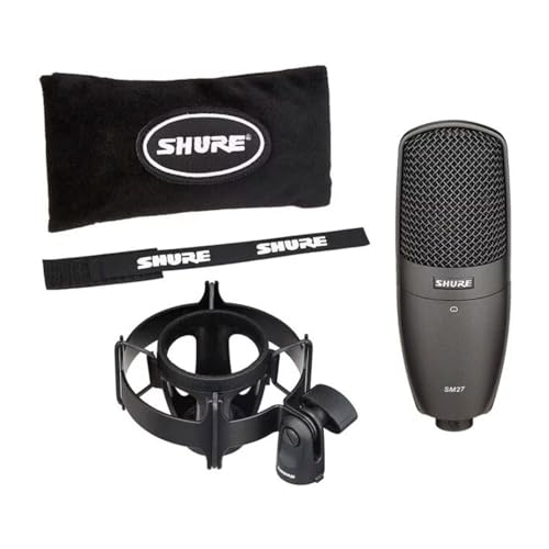image for Shure SM27 Professional Large Diaphragm, Side-Address Cardioid Condens